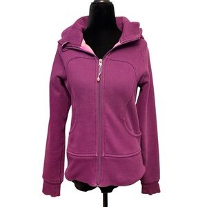 Lululemon Scuba Full-Zip Hoodie purple size 8